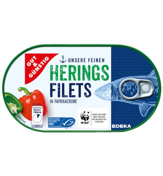 G&G Herring Filets in Paprika Creme 200g